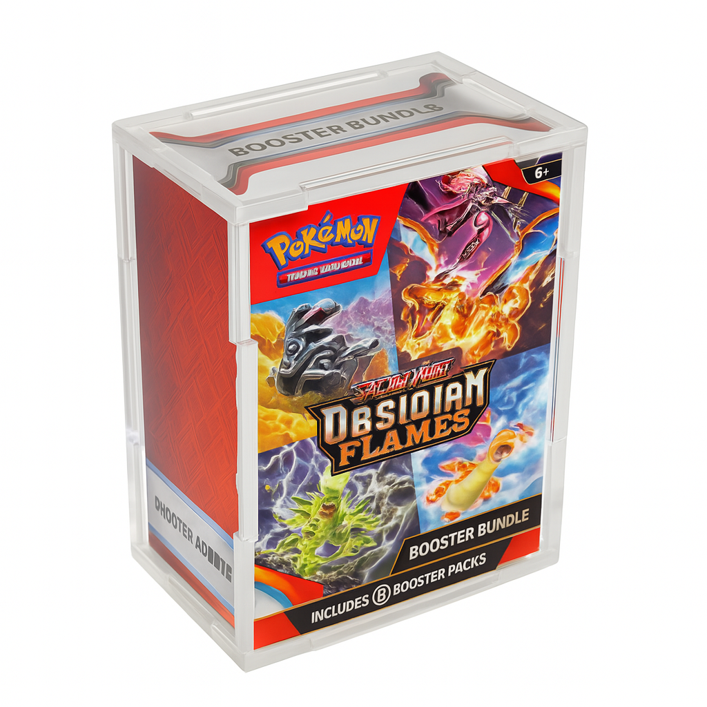 Acrylic Display Case for Pokemon Booster Bundle Display Safes Acrylic Display Case for Pokemon Booster Bundle Display Safes