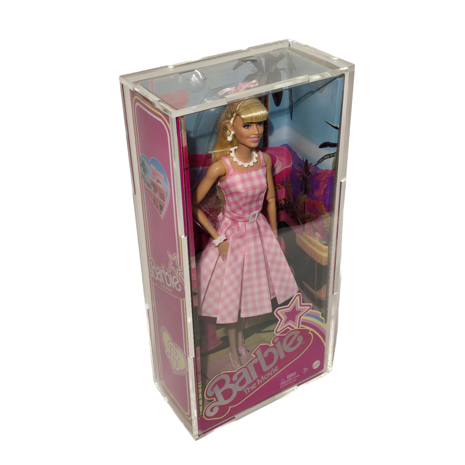 Acrylic Display Case for Barbie The Movie Doll Display Safes