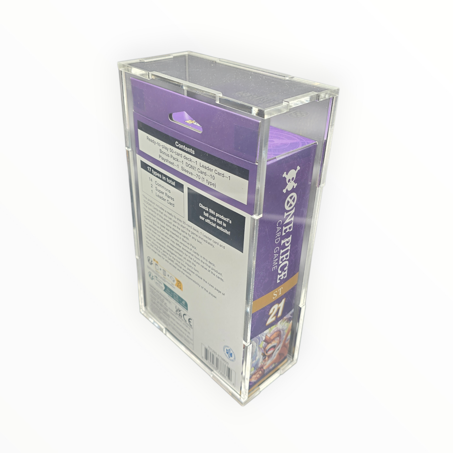 Acrylic Display Case for One Piece ST-21 (Press Fit)