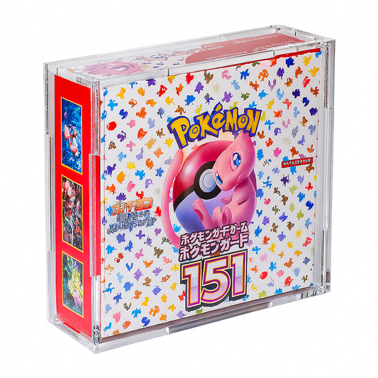 Acrylic Display Case for Pokemon 151 Japanese Booster Box