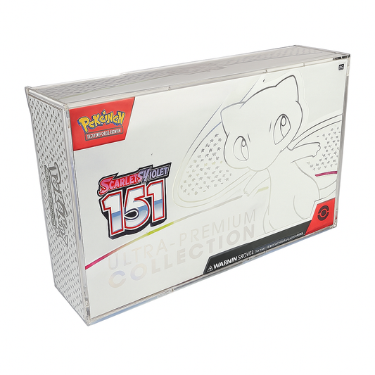 Acrylic Display Case for Pokemon 151 Ultra-Premium Collection Box