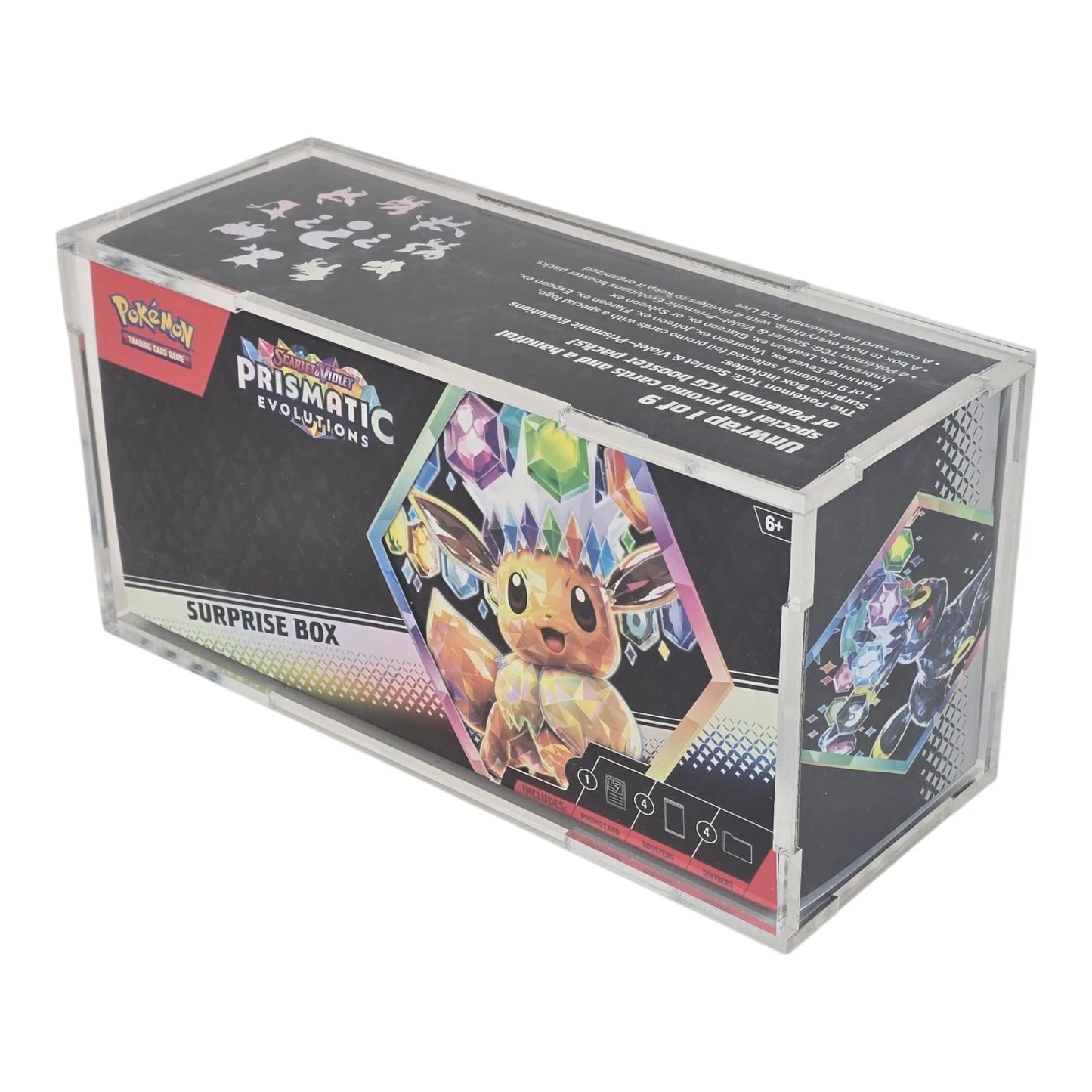 Acrylic Display Case for Pokemon Surprise Box