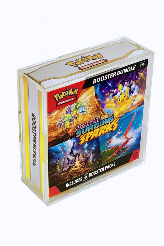 Acrylic Display Case for Pokemon Booster Bundle (Updated Version)
