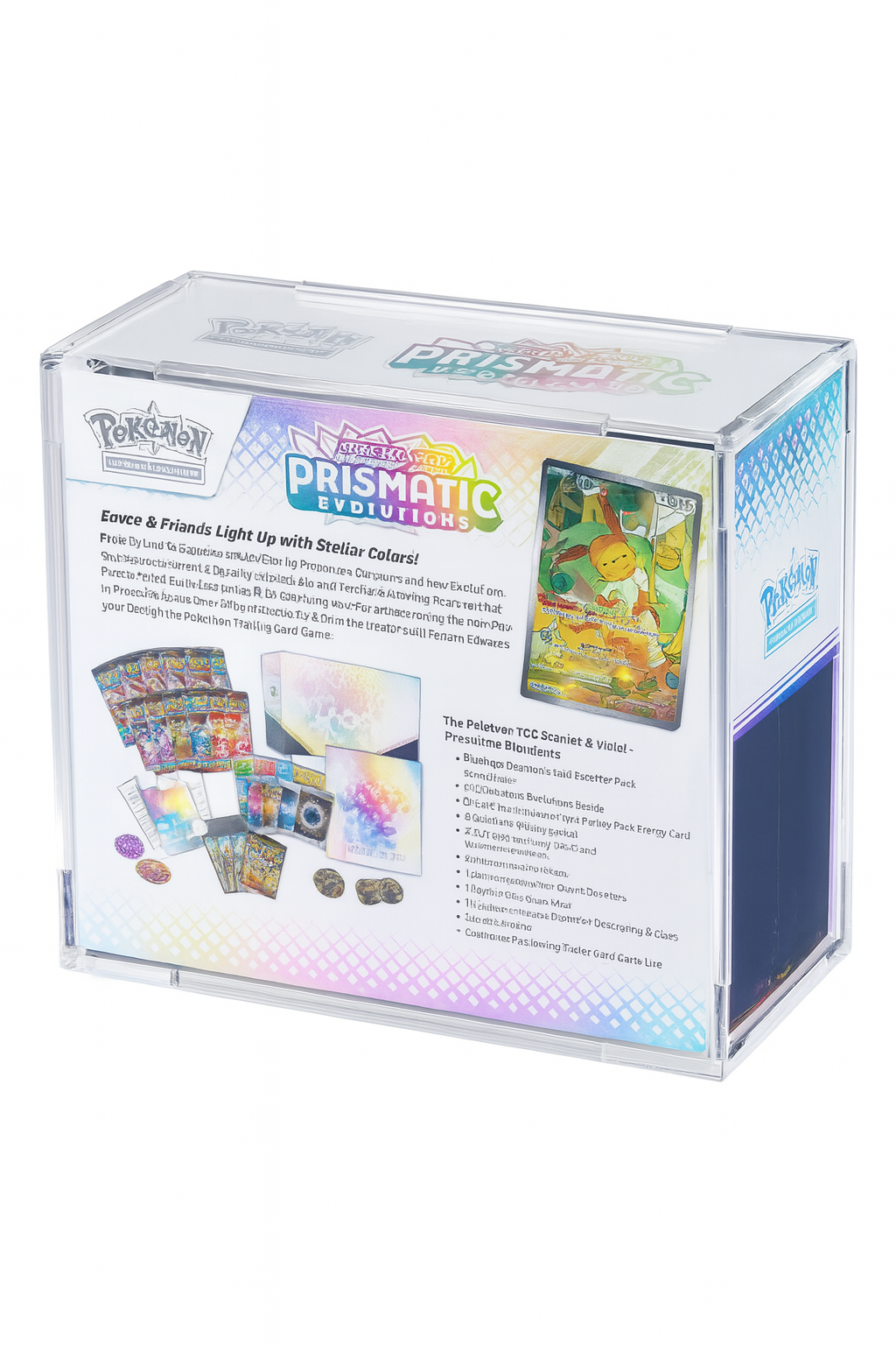 Acrylic Display Case for Pokemon ETB Trainer Box
