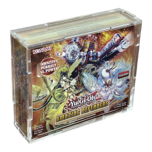 Acrylic Display Case for Yu-Gi-Oh! TCG Booster Box 24 Pack (5-9 Card Packs)