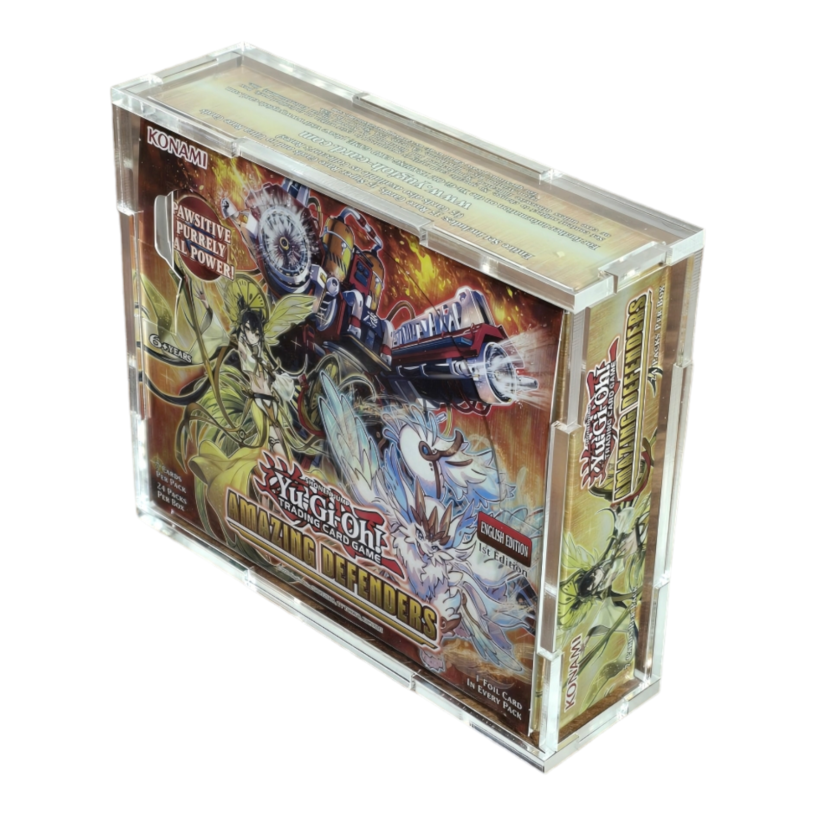 Acrylic Display Case for Yu-Gi-Oh! TCG Booster Box 24 Pack (5-9 Card P Display Safes Acrylic Display Case for Yu-Gi-Oh! TCG Booster Box 24 Pack (5-9 Card P Display Safes