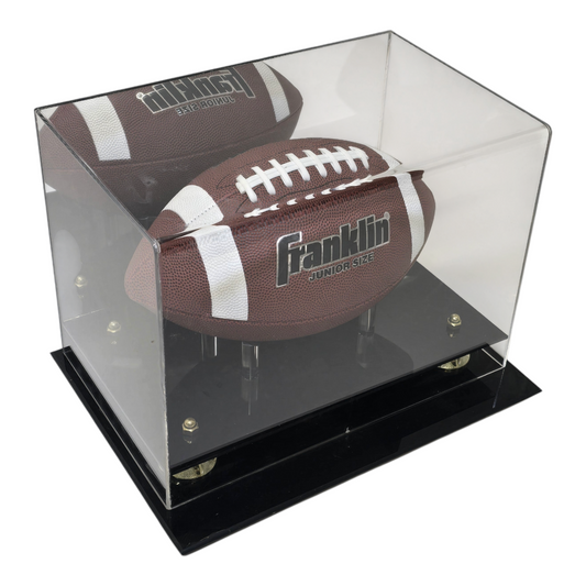 Acrylic Display Case for Full Size Football with Mirror