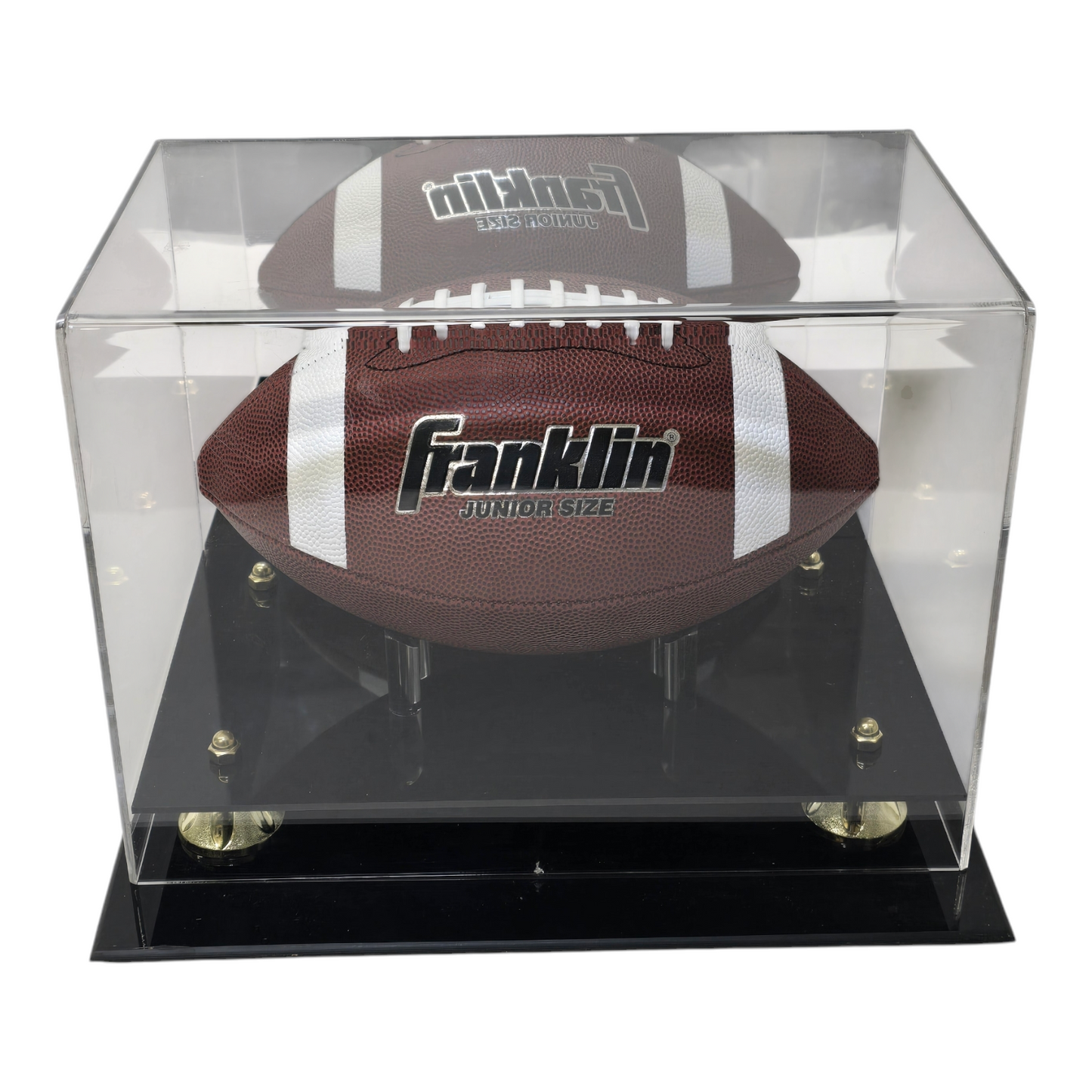 Acrylic Display Case for Full Size Football with Mirror