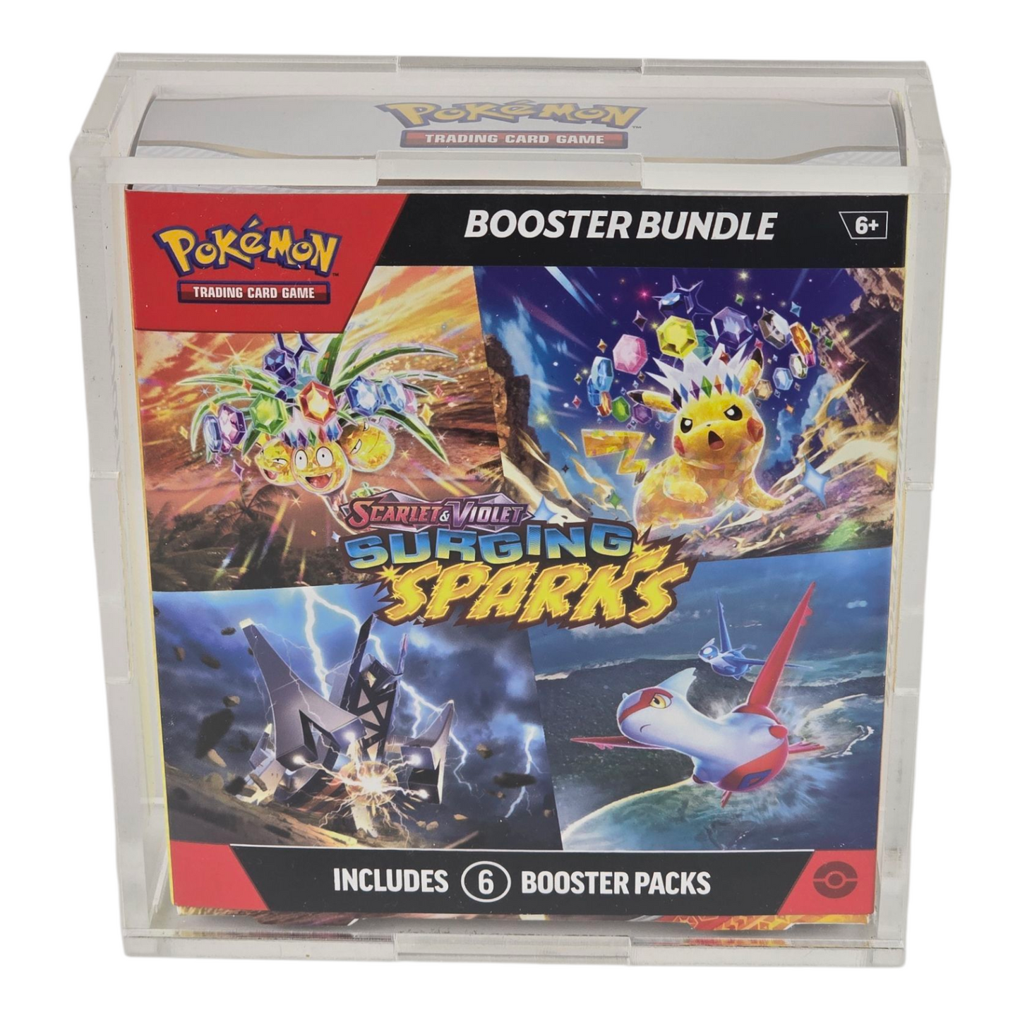 Acrylic Display Case for Pokemon Booster Bundle (Updated Version)
