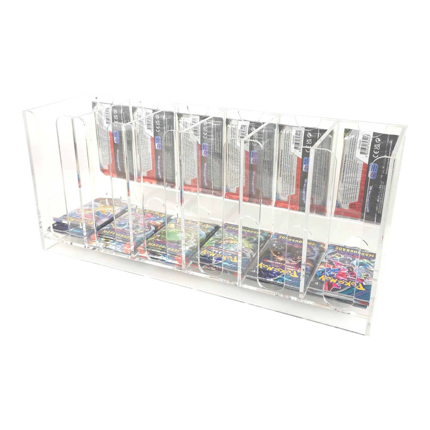 Acrylic Booster Pack Dispenser for TCG Packs (6 Slots)