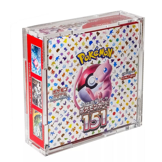 Acrylic Display Case for Pokemon 151 Japanese Booster Box