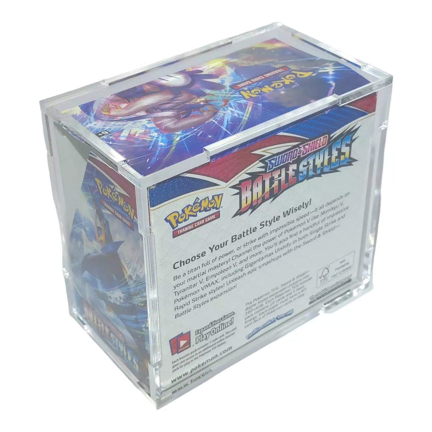 Acrylic Display Case for Pokemon Booster Box