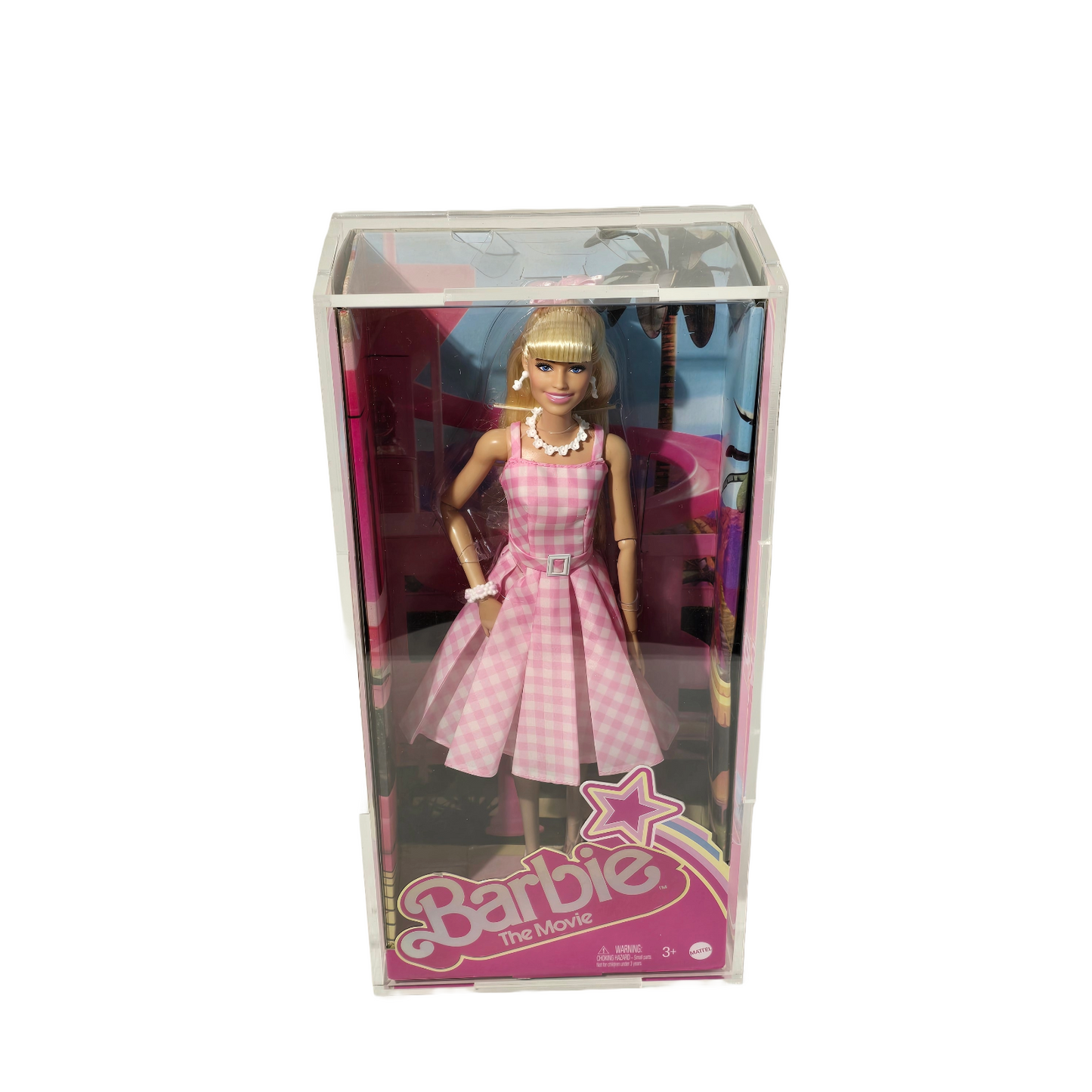 Acrylic barbie doll display case hotsell