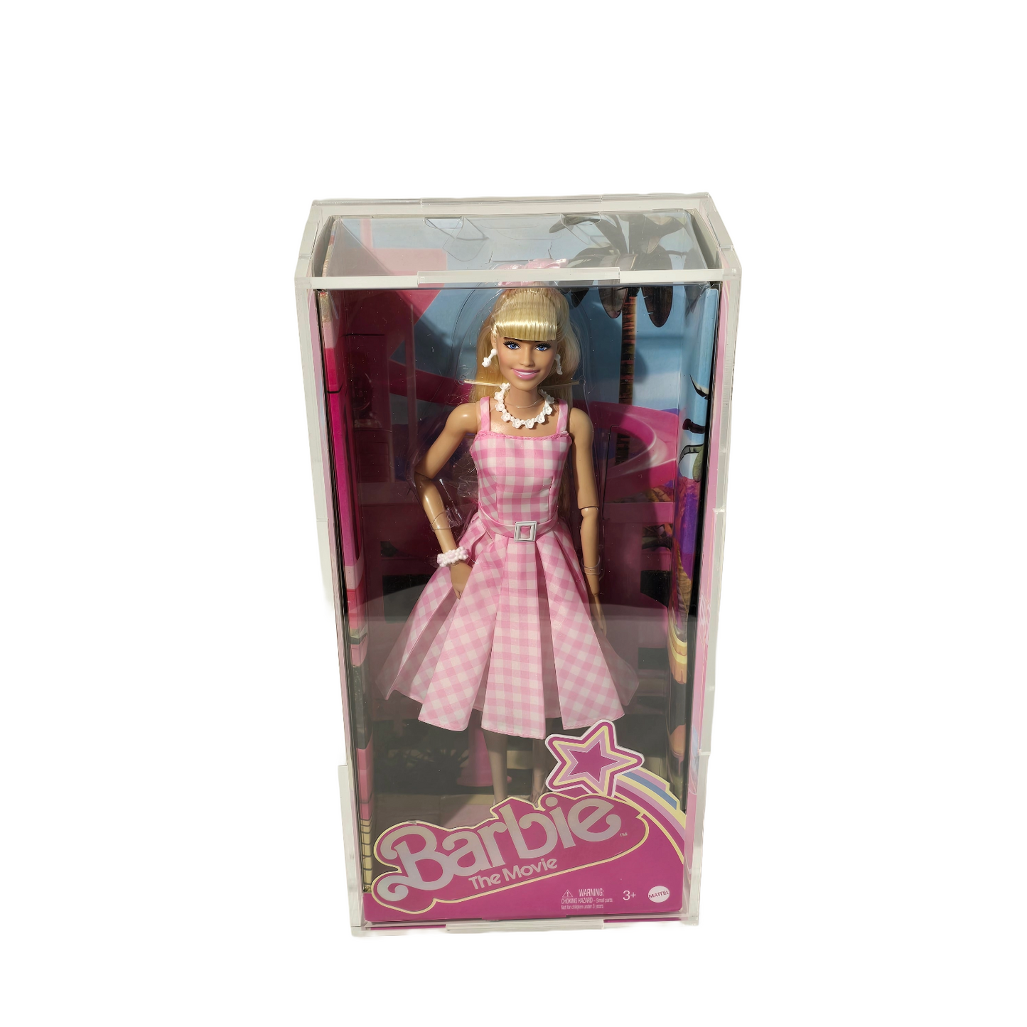 Acrylic Display Case for Barbie The Movie Doll