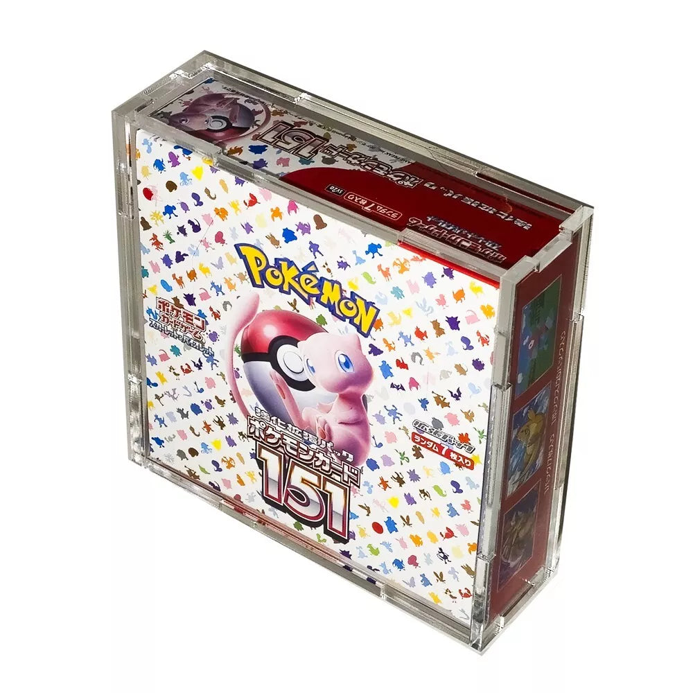Acrylic Display Case for Pokemon 151 Japanese Booster Box – Display Safes