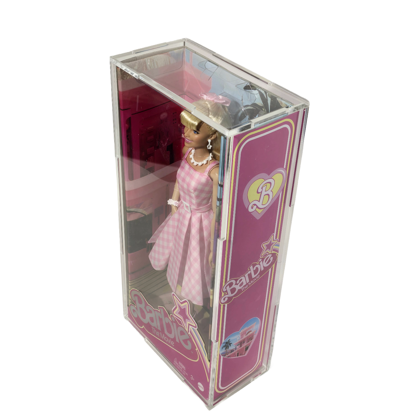 Acrylic Display Case for Barbie The Movie Doll