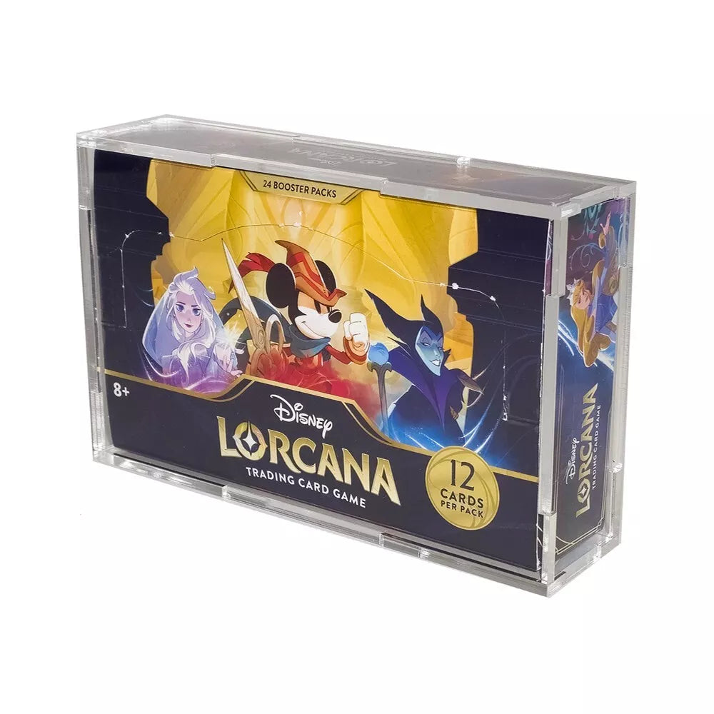 lorcana booster box display Acrylic Display Case for Lorcana The First Chapter Booster Box – Display Safes