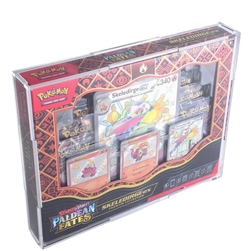 Acrylic Display Case for Pokemon Premium Collection Paldean Fates