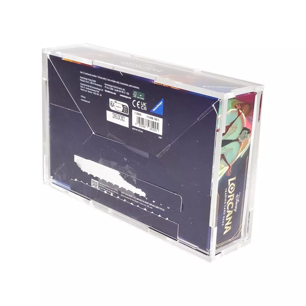 Acrylic Display Case for Lorcana The First Chapter Booster Box Display Safes Acrylic Display Case for Lorcana The First Chapter Booster Box Display Safes